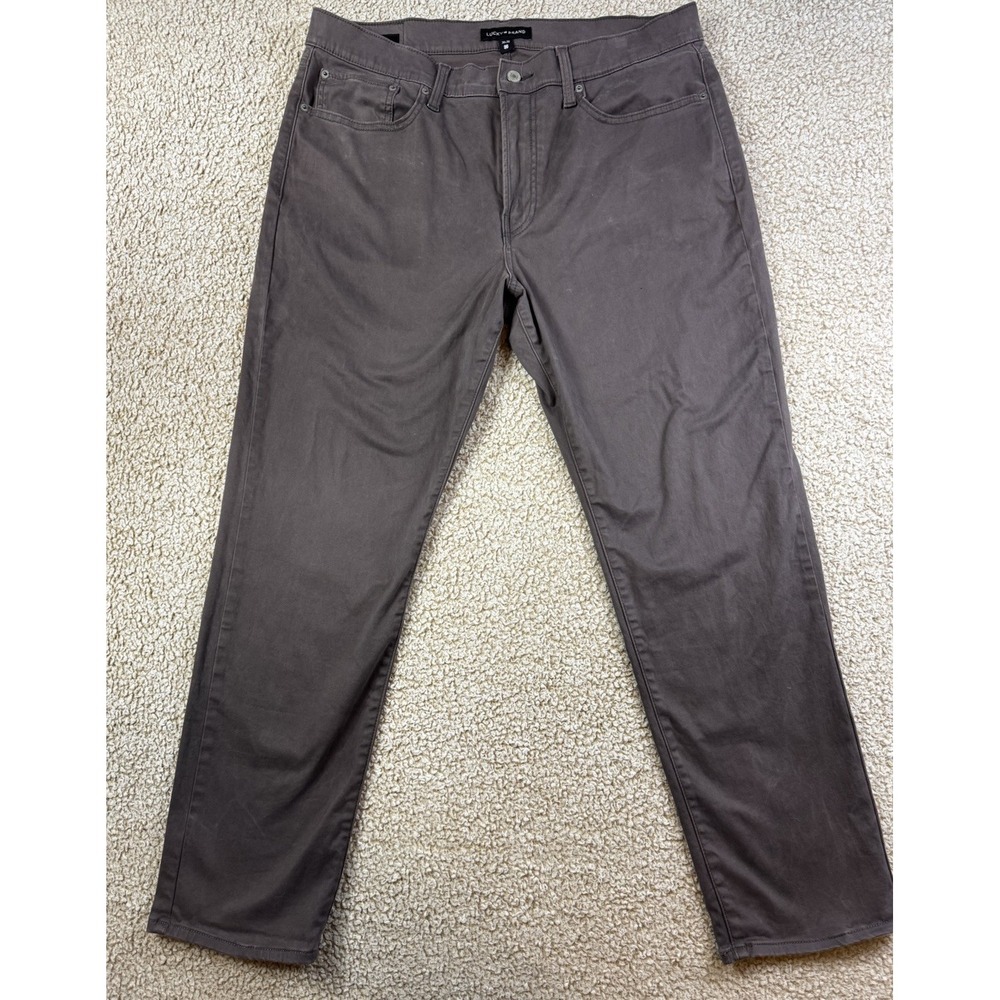 Men's Lucky Brand Stretch Mauve 121 Slim Fit Denim Jeans 36 X 30 Casual